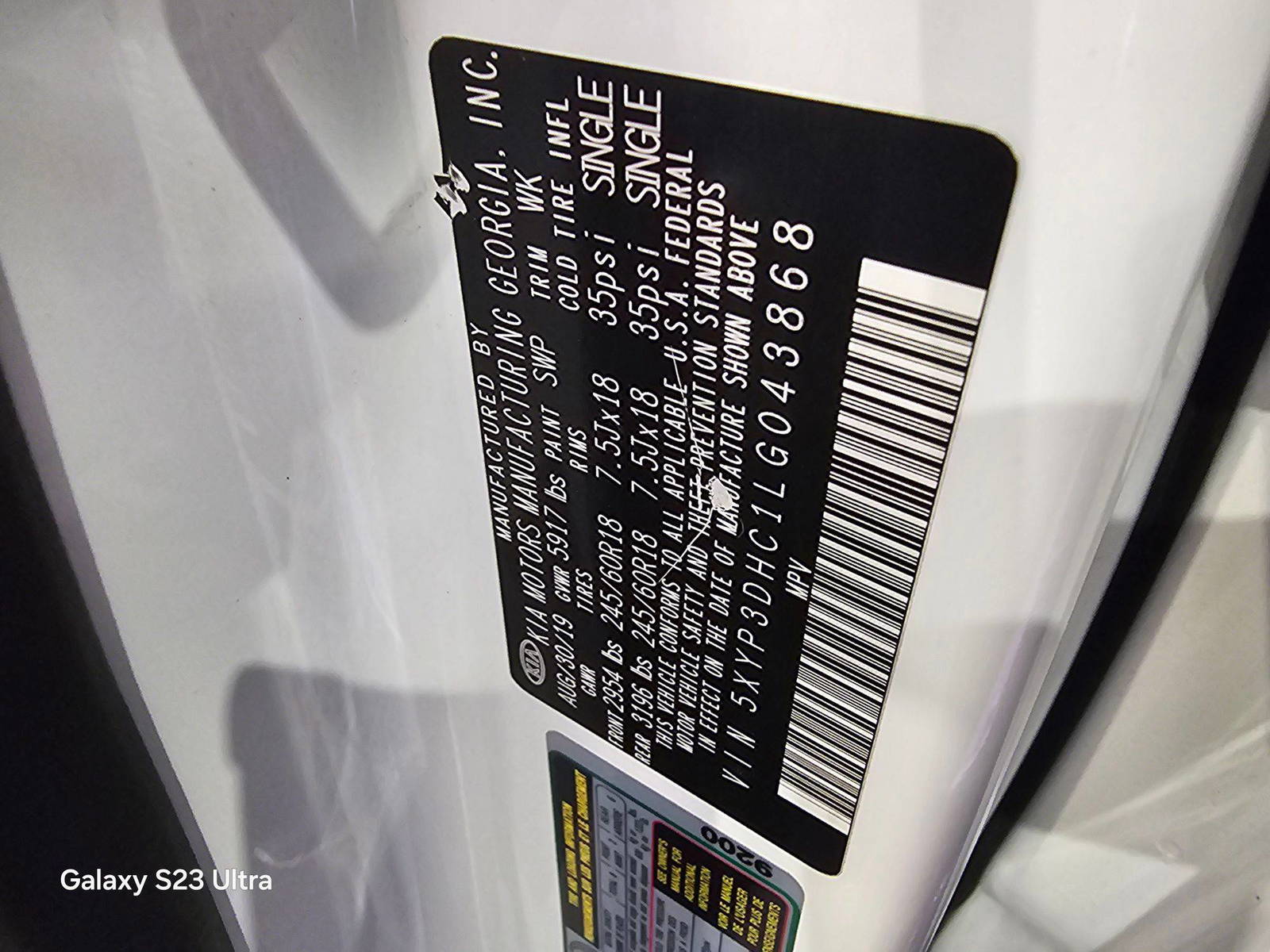 2020 KIA TELLURIDE EX — 98927 Miles — Lot LG043868 — Main - Marhaba Auctions Used Cars - Image 15
