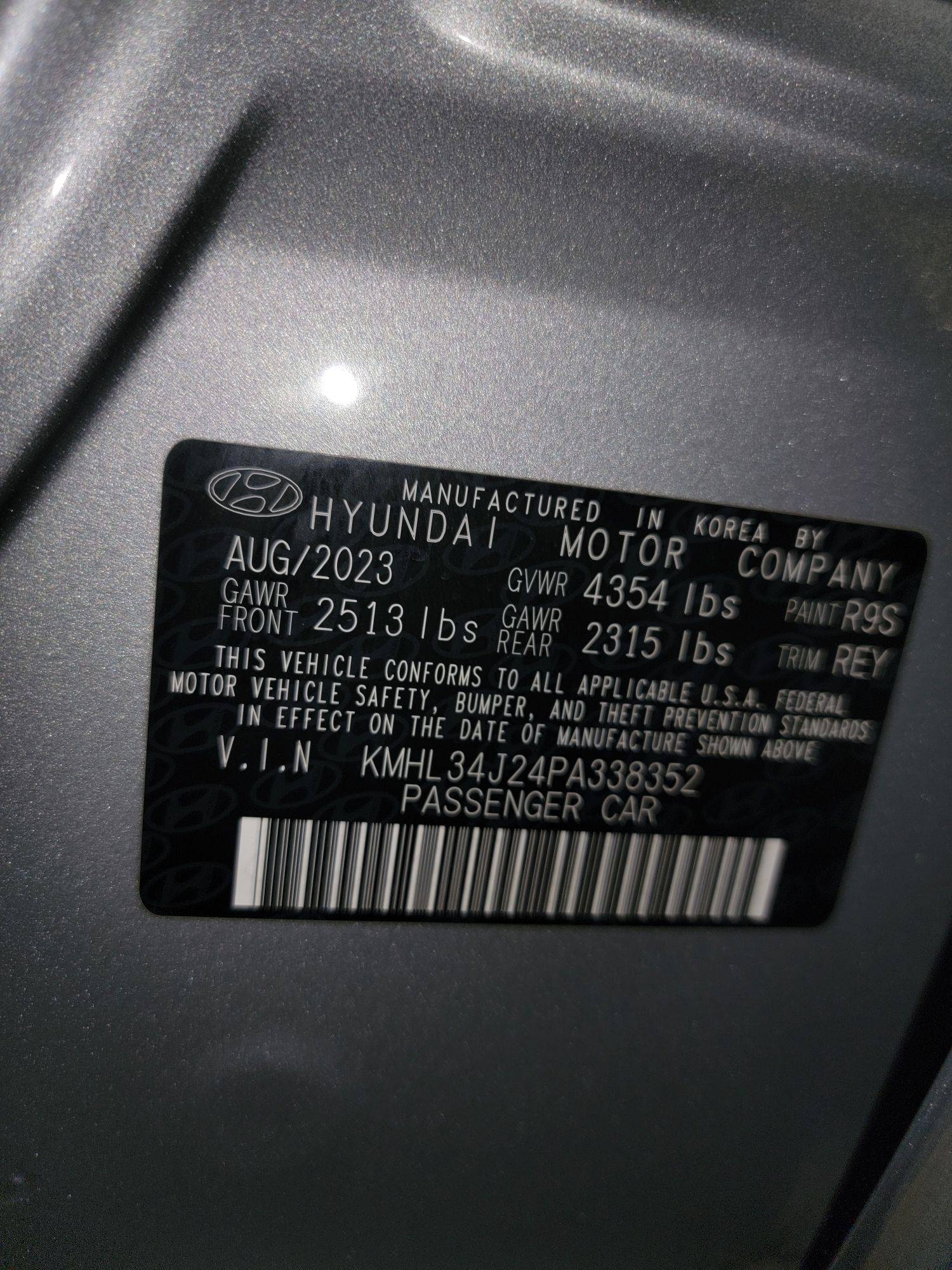 2023 HYUNDAI SONATA — 15337 Miles — Lot 83984675 — Main - Marhaba Auctions Used Cars - Image 9