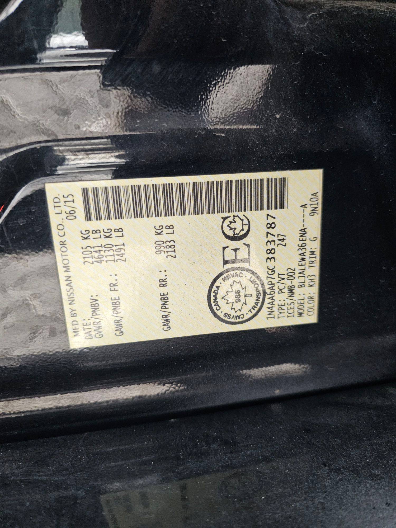 NISSAN MAXIMA 2016 - Marhaba Auction Used Cars - Image 10