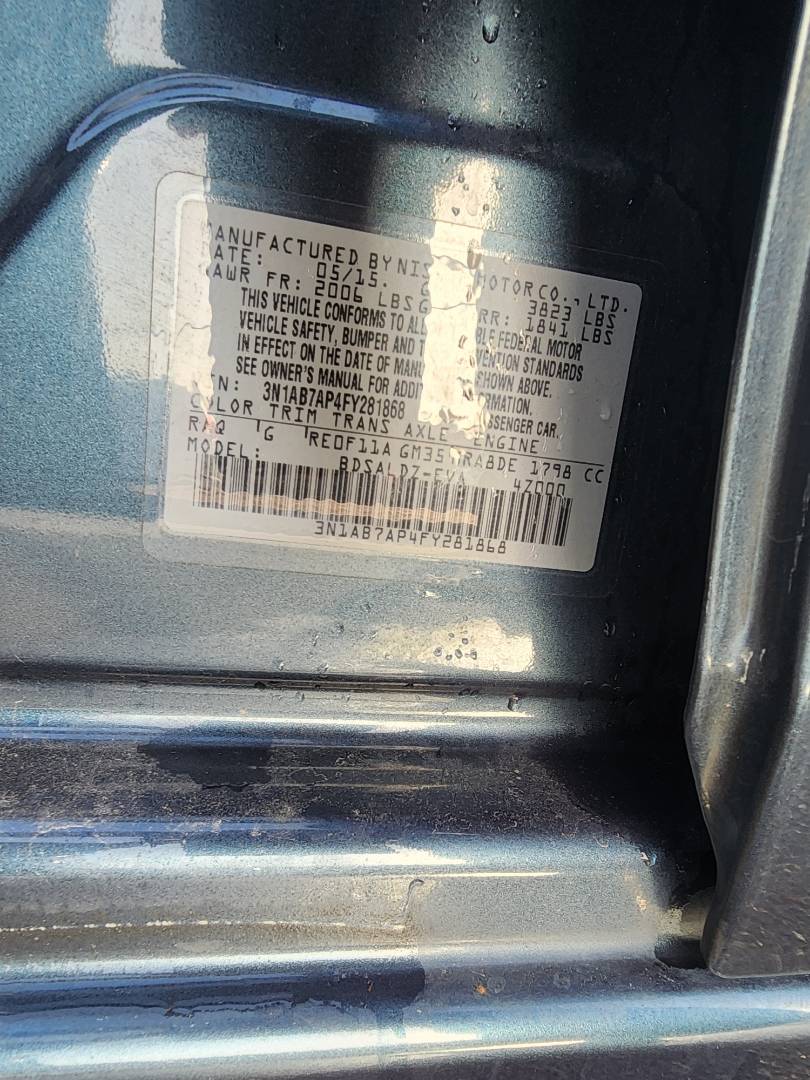 2015 NISSAN SENTRA — 134973 Miles — Lot 37677147 - Marhaba Auctions Used Cars - Image 3
