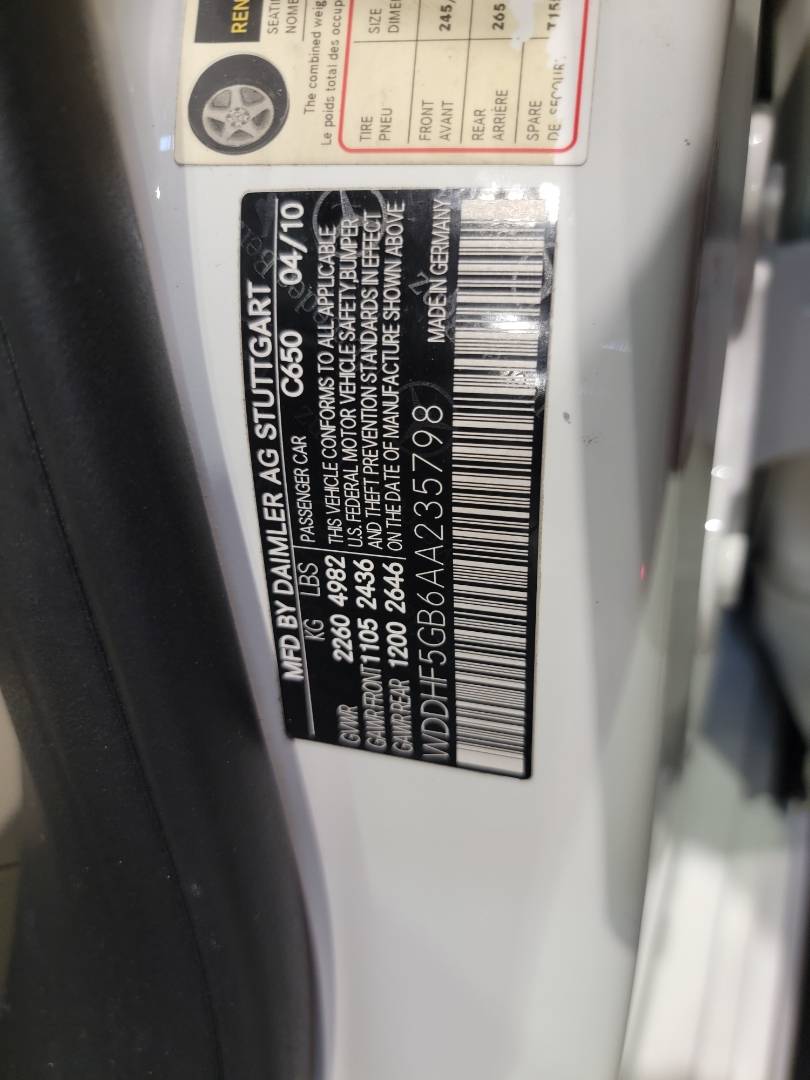 2010 MERCEDES BENZ E 350 — 203137 Miles — Lot AA235798 - Marhaba Auctions Used Cars - Image 12