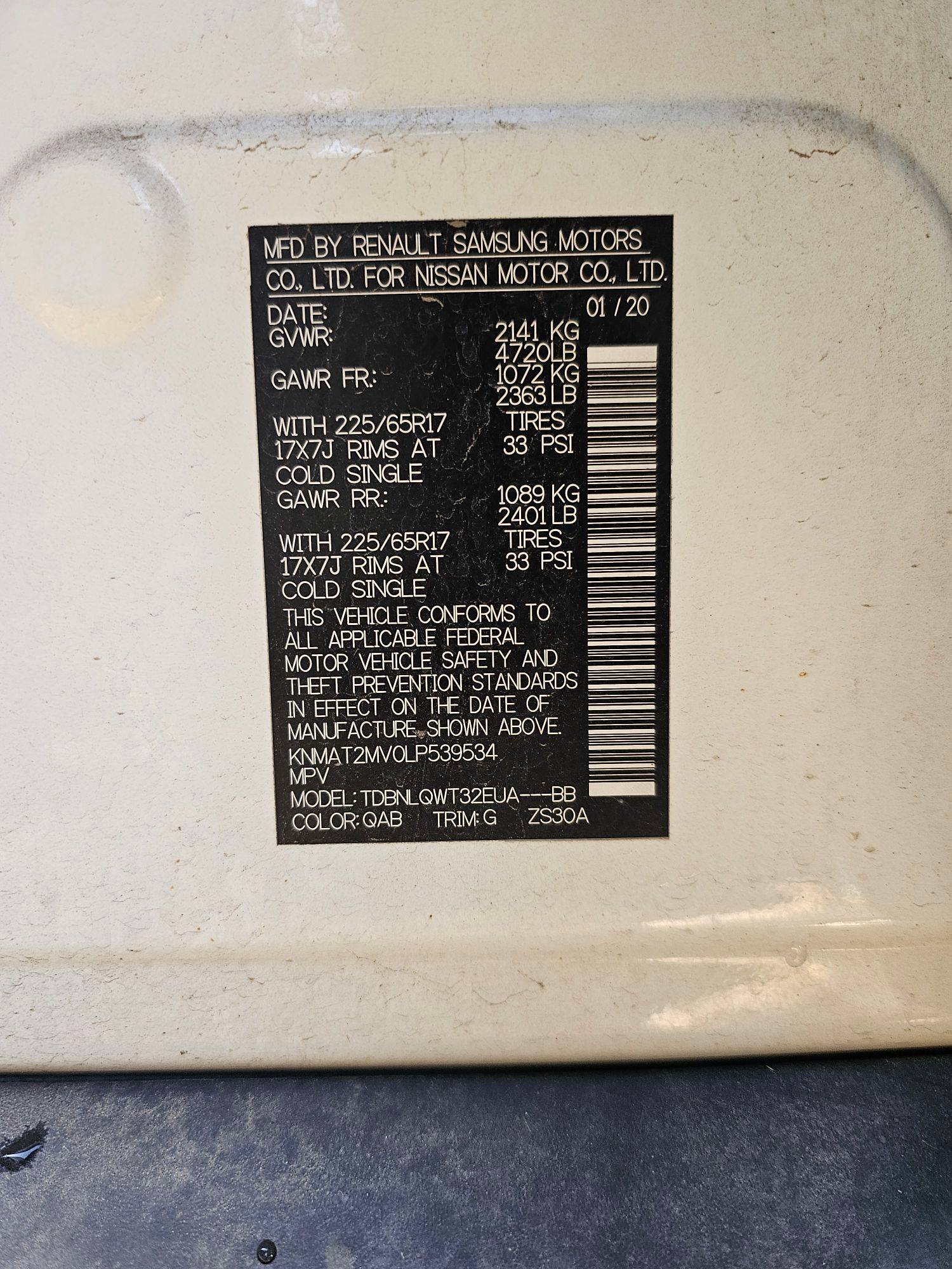 NISSAN ROGUE 2020 - Marhaba Auction Used Cars - Image 10