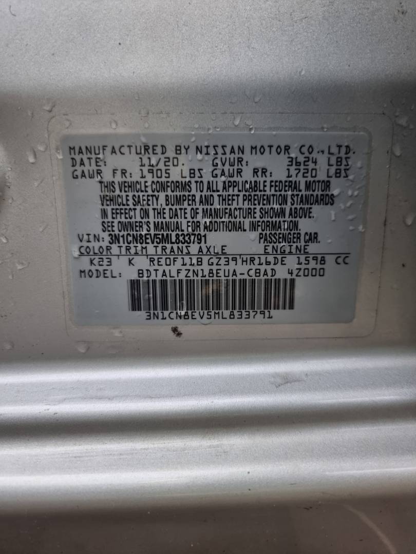 NISSAN VERSA 2021 - Marhaba Auction Used Cars - Image 8