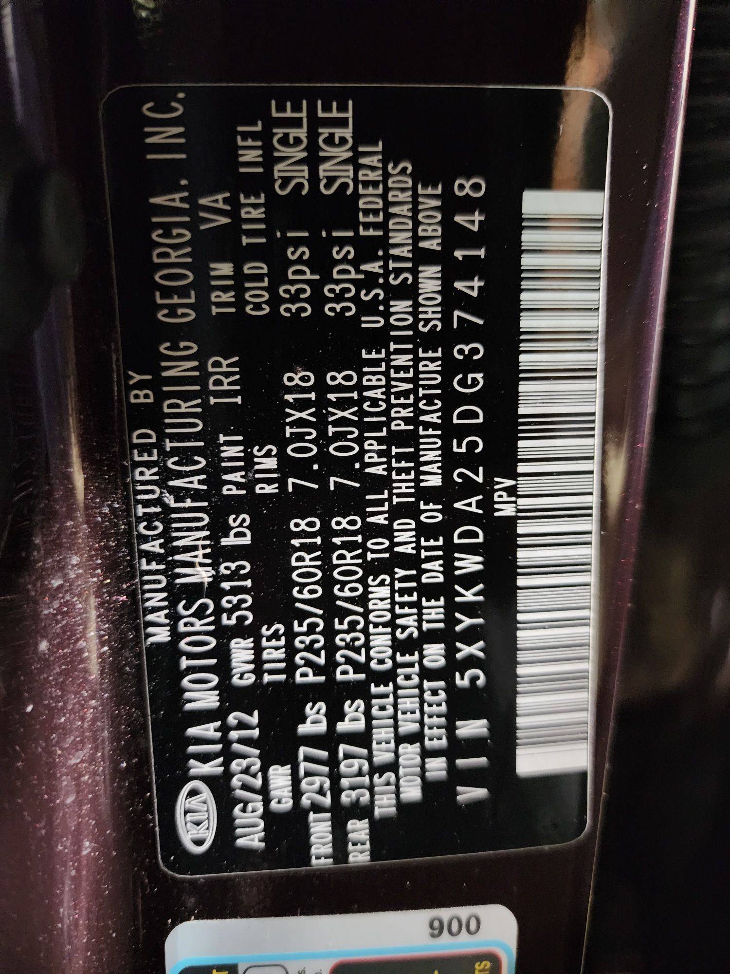 KIA SORENTO 2013 - Marhaba Auction Used Cars - Image 11