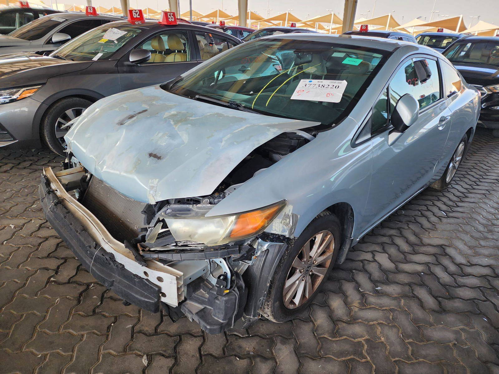 2012 HONDA CIVIC — 129750 Miles — Lot 37738220 - Marhaba Auctions Used Cars - Image 9