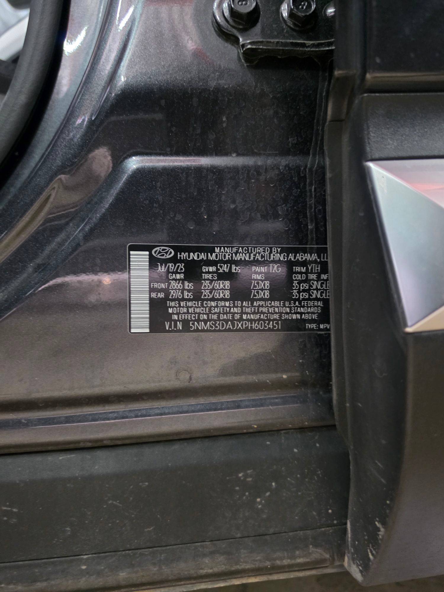 HYUNDAI SANTA FE 2023 - Marhaba Auction Used Cars - Image 9