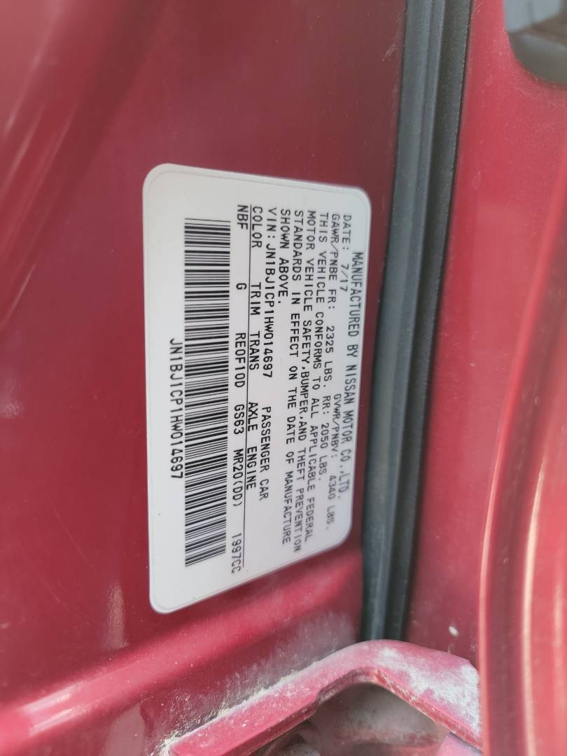2017 NISSAN ROGUE — 107776 Miles — Lot 46980394 — Main - Marhaba Auctions Used Cars - Image 9