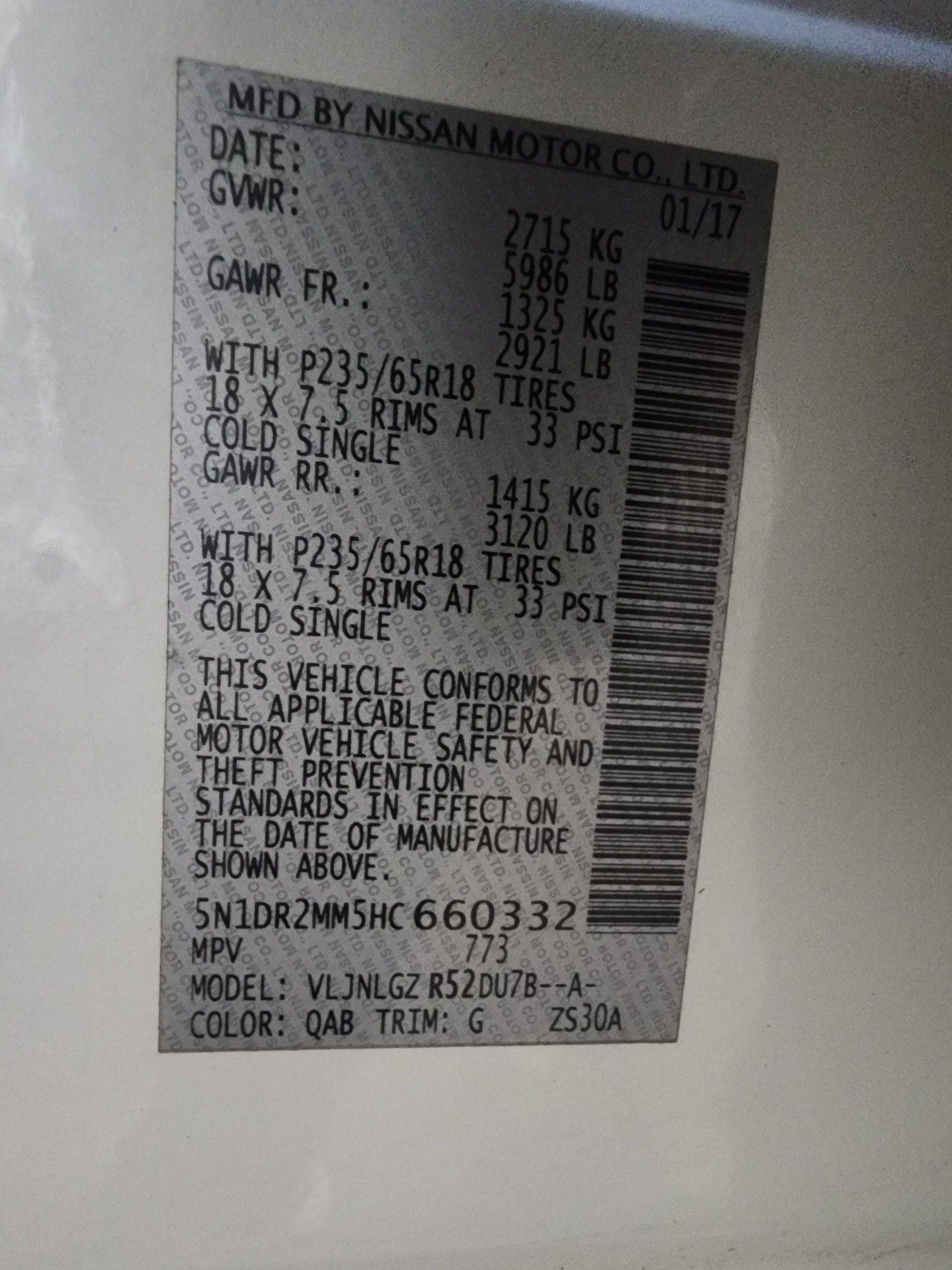 NISSAN PATHFINDER 2017 - Marhaba Auction Used Cars - Image 10