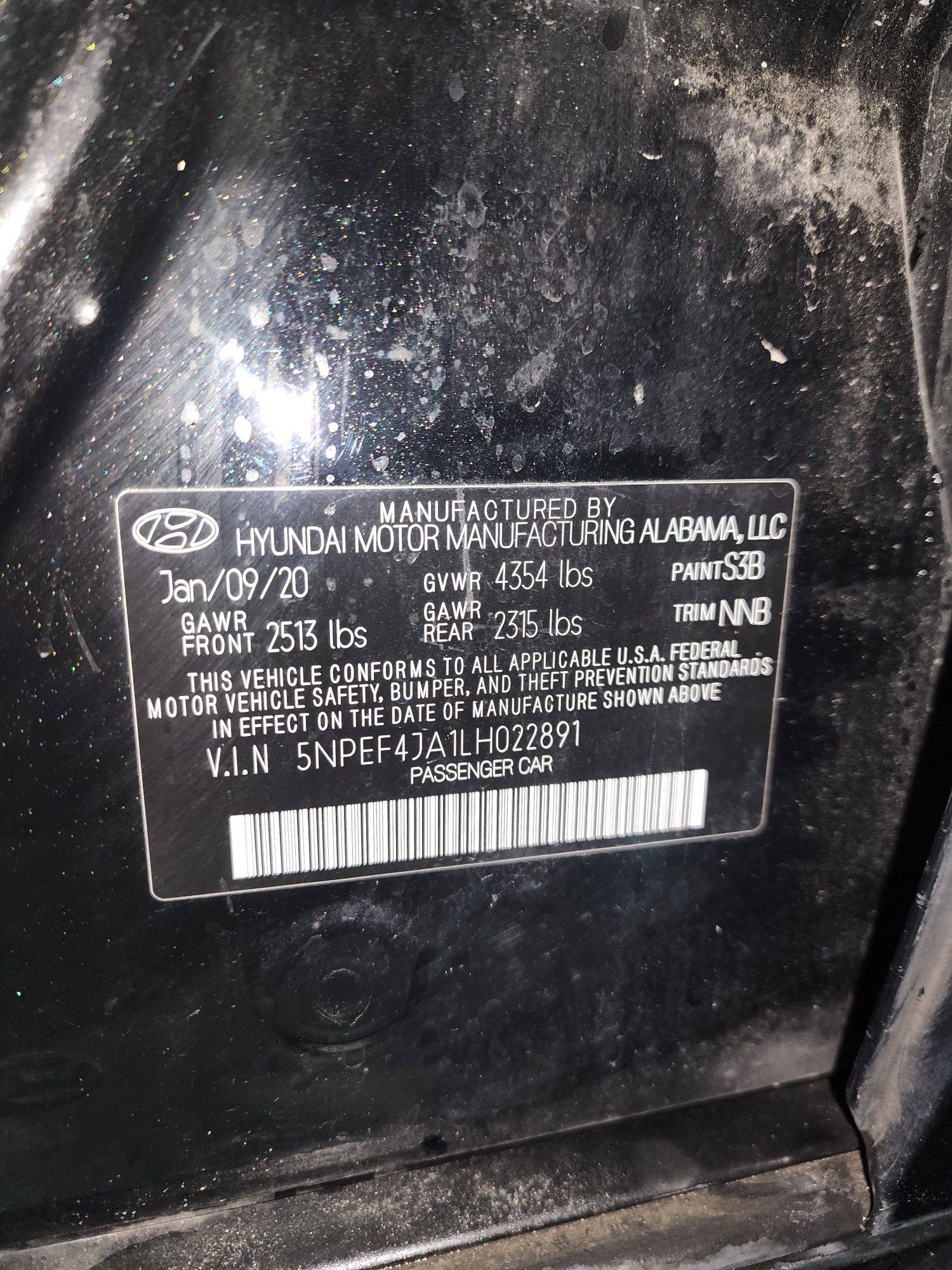 HYUNDAI SONATA 2020 - Marhaba Auction Used Cars - Image 10