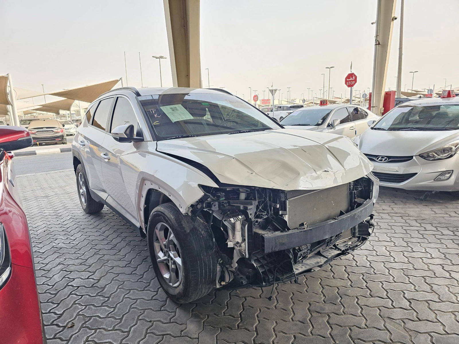 2022 HYUNDAI TUCSON — 24047 Miles — Lot 41317010 — Souq - Marhaba Auctions Used Cars - Image 4