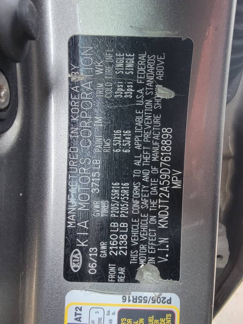 2013 KIA SOUL — 125653 Miles — Lot 18898 — Main - Marhaba Auctions Used Cars - Image 8