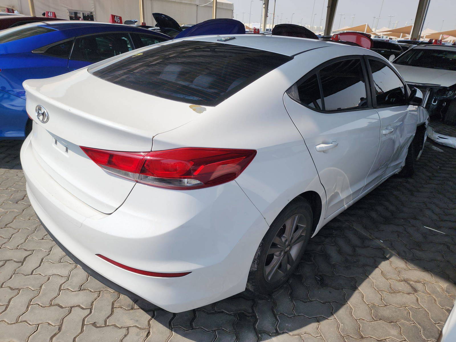 2017 HYUNDAI ELANTRA — 118271 Miles — Lot H038520 - Marhaba Auctions Used Cars - Image 3
