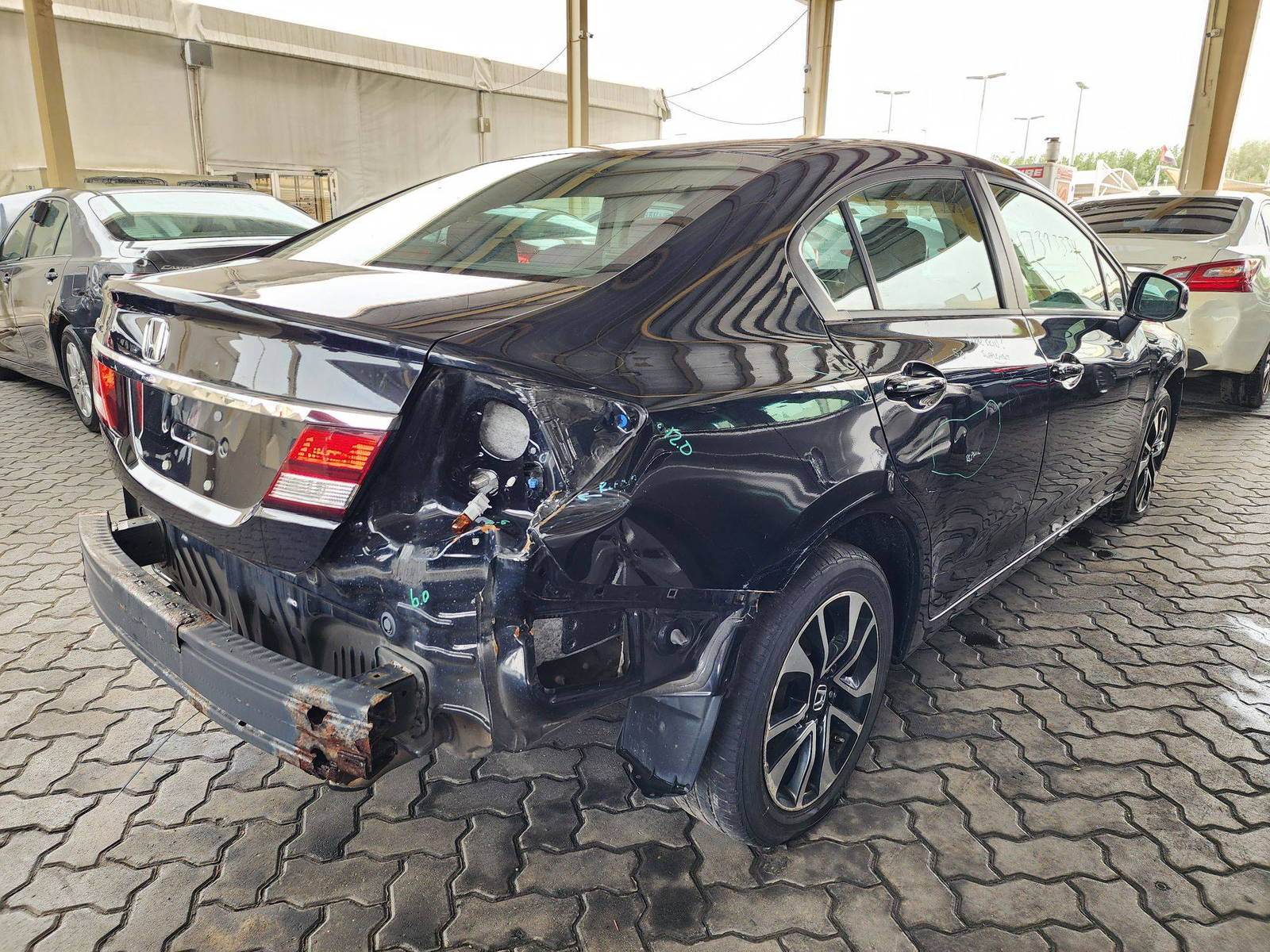 2013 HONDA CIVIC — 165717 Miles — Lot 47393334 — Souq - Marhaba Auctions Used Cars - Image 3