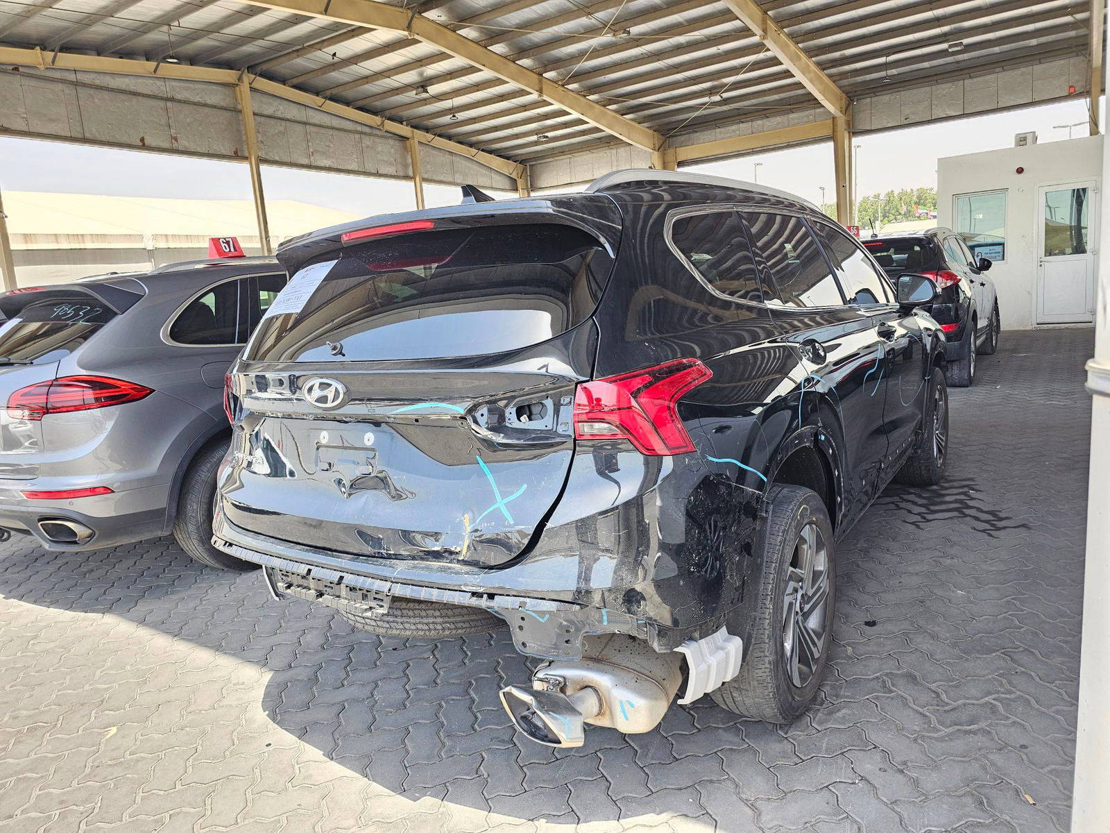 2021 HYUNDAI SANTA FE — 39754 Miles — Lot AJ7MH336457 — Ind. 12 - Marhaba Auctions Used Cars - Image 3
