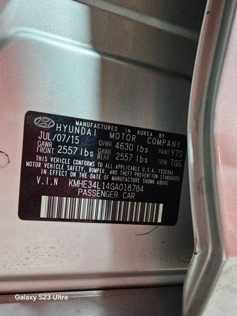 2016 HYUNDAI SONATA — 170364 Miles — Lot GA018784 — Main - Marhaba Auctions Used Cars - Image 11