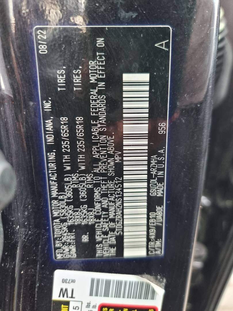 TOYOTA HIGHLANDER 2022 - Marhaba Auction Used Cars - Image 8