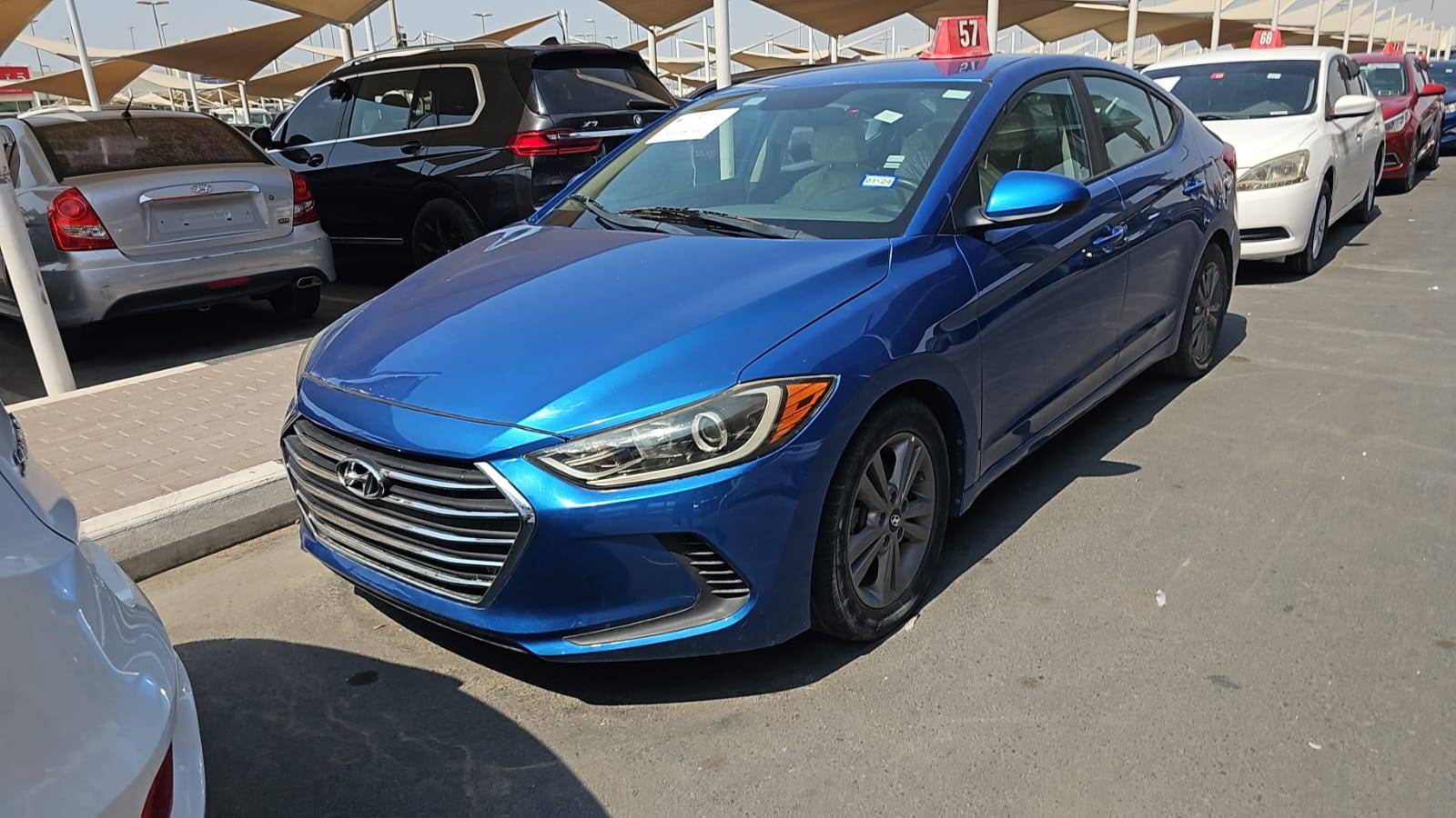 2018 HYUNDAI ELANTRA — 74520 Miles — Lot F5JH344736 — Souq - Marhaba Auctions Used Cars - Image 2