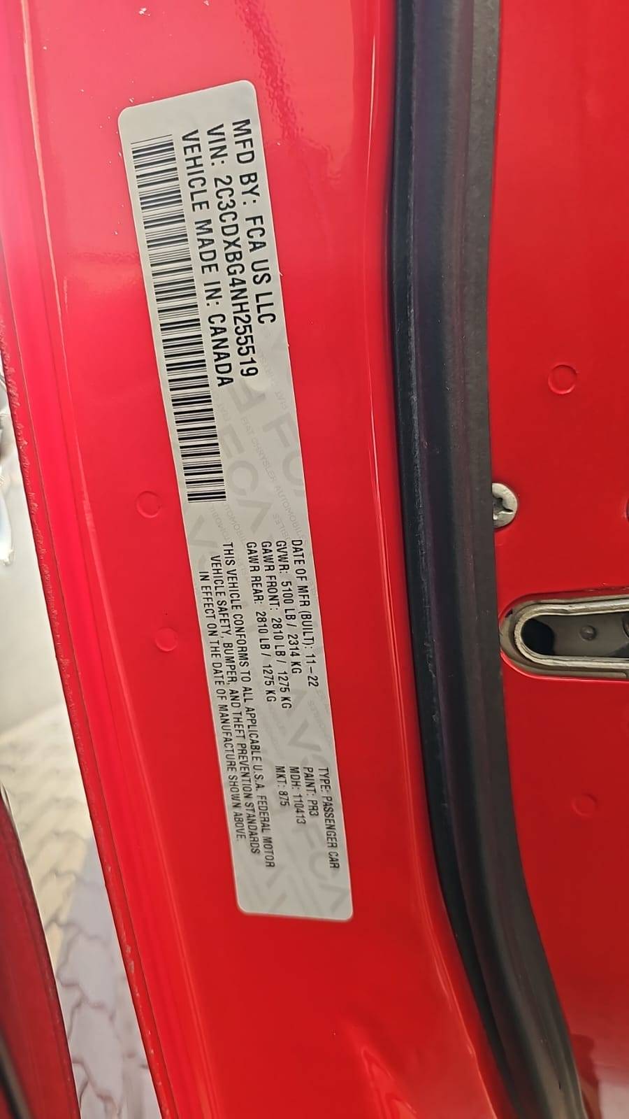 2022 DODGE CHARGER — 92515 Miles — Lot NH255519 — Souq - Marhaba Auctions Used Cars - Image 10