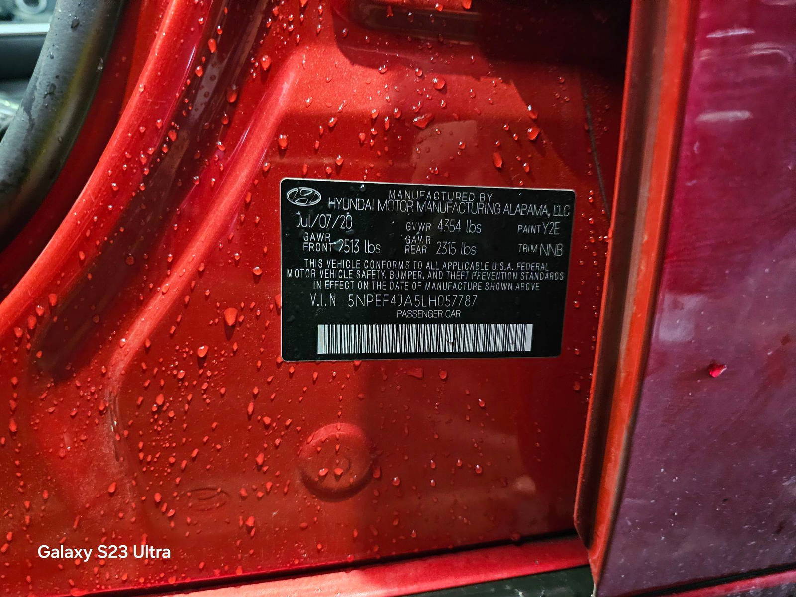 HYUNDAI SONATA 2020 - Marhaba Auction Used Cars - Image 9