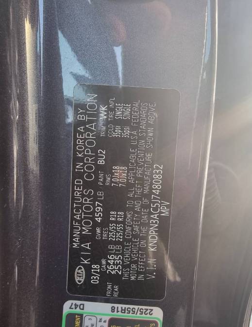 KIA SPORTAGE 2018 - Marhaba Auction Used Cars - Image 9