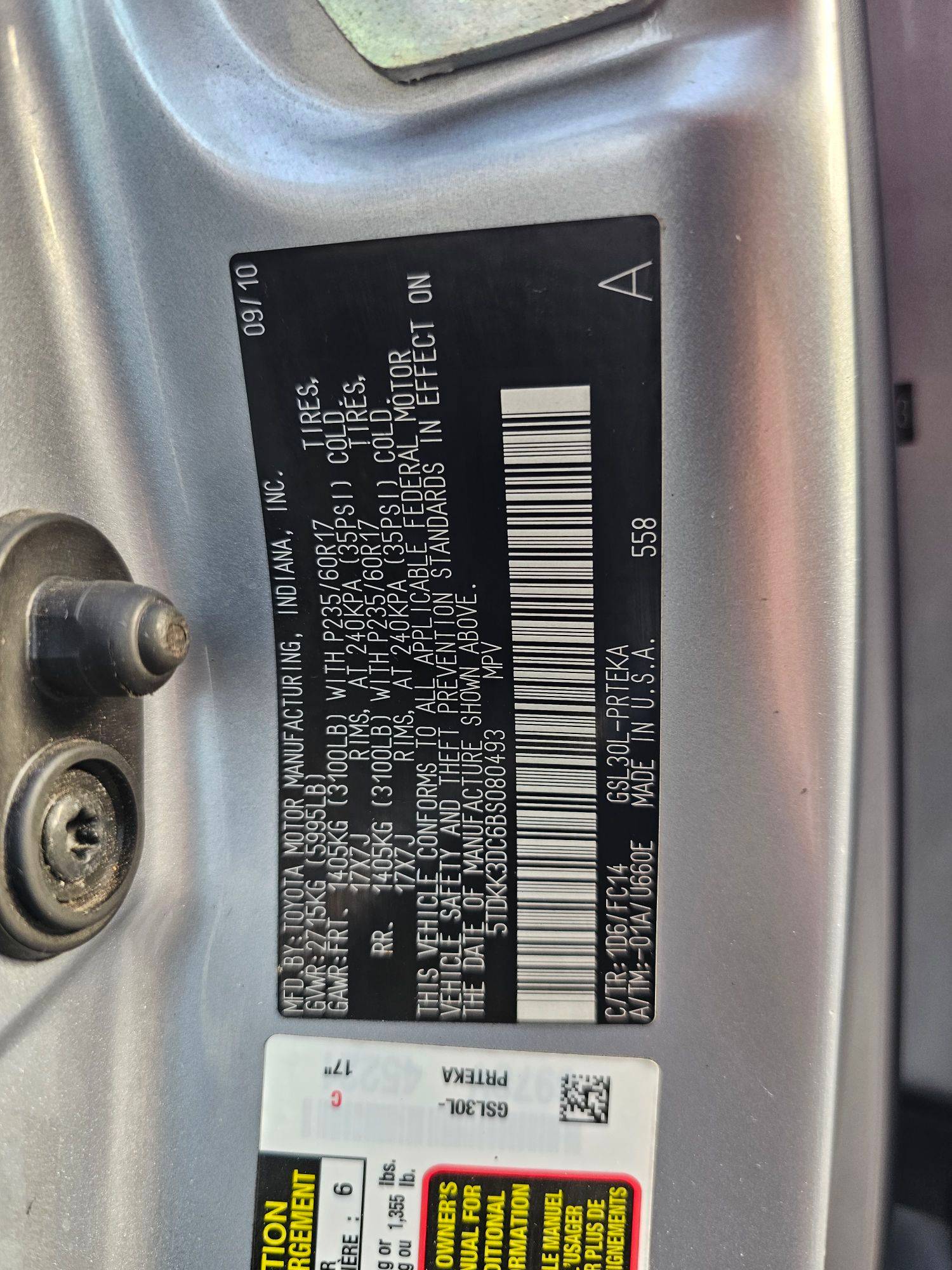 TOYOTA SIENNA 2011 - Marhaba Auction Used Cars - Image 11