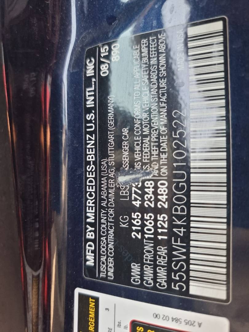 2016 MERCEDES BENZ C300 — 74032 Miles — Lot 102522 — Ind. 12 - Marhaba Auctions Used Cars - Image 11