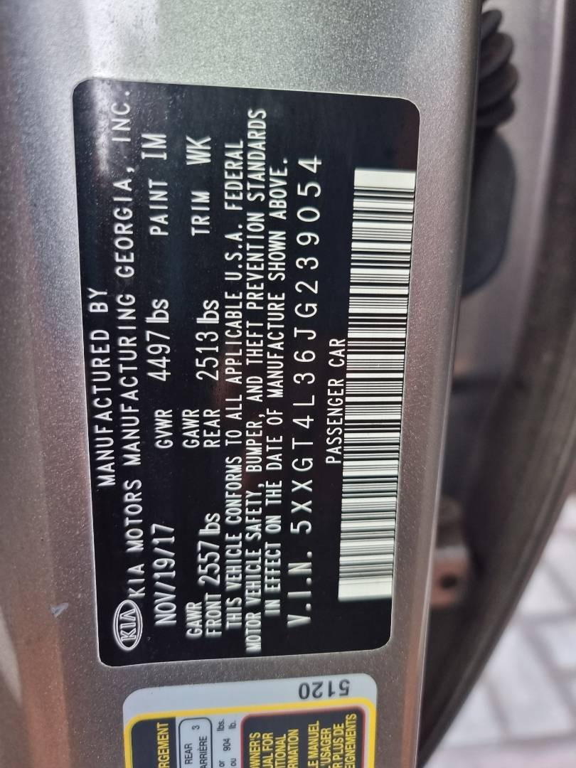 2018 KIA OPTIMA — 78533 Miles — Lot G239054 — Ind. 12 - Marhaba Auctions Used Cars - Image 8