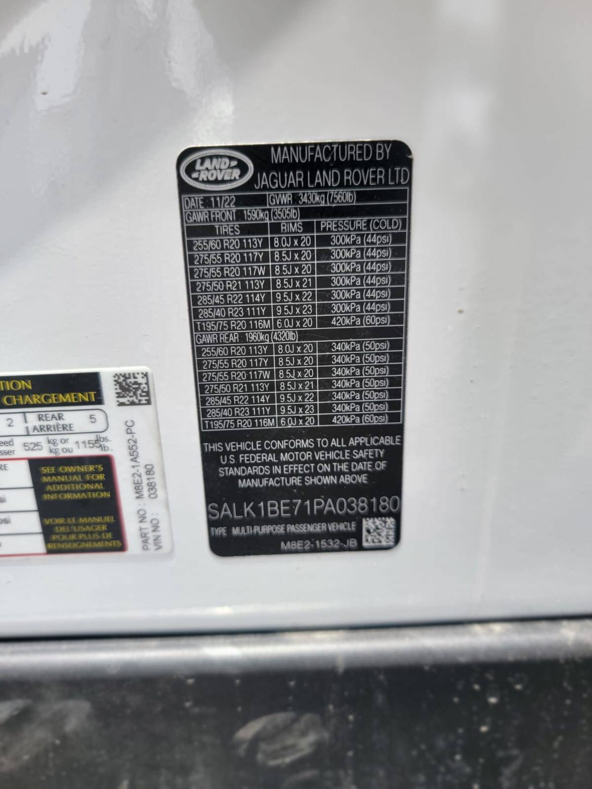 LAND ROVER RANGE ROVER VOGUE AUTOBIOGRAPHY 2023 - Marhaba Auction Used Cars - Image 15