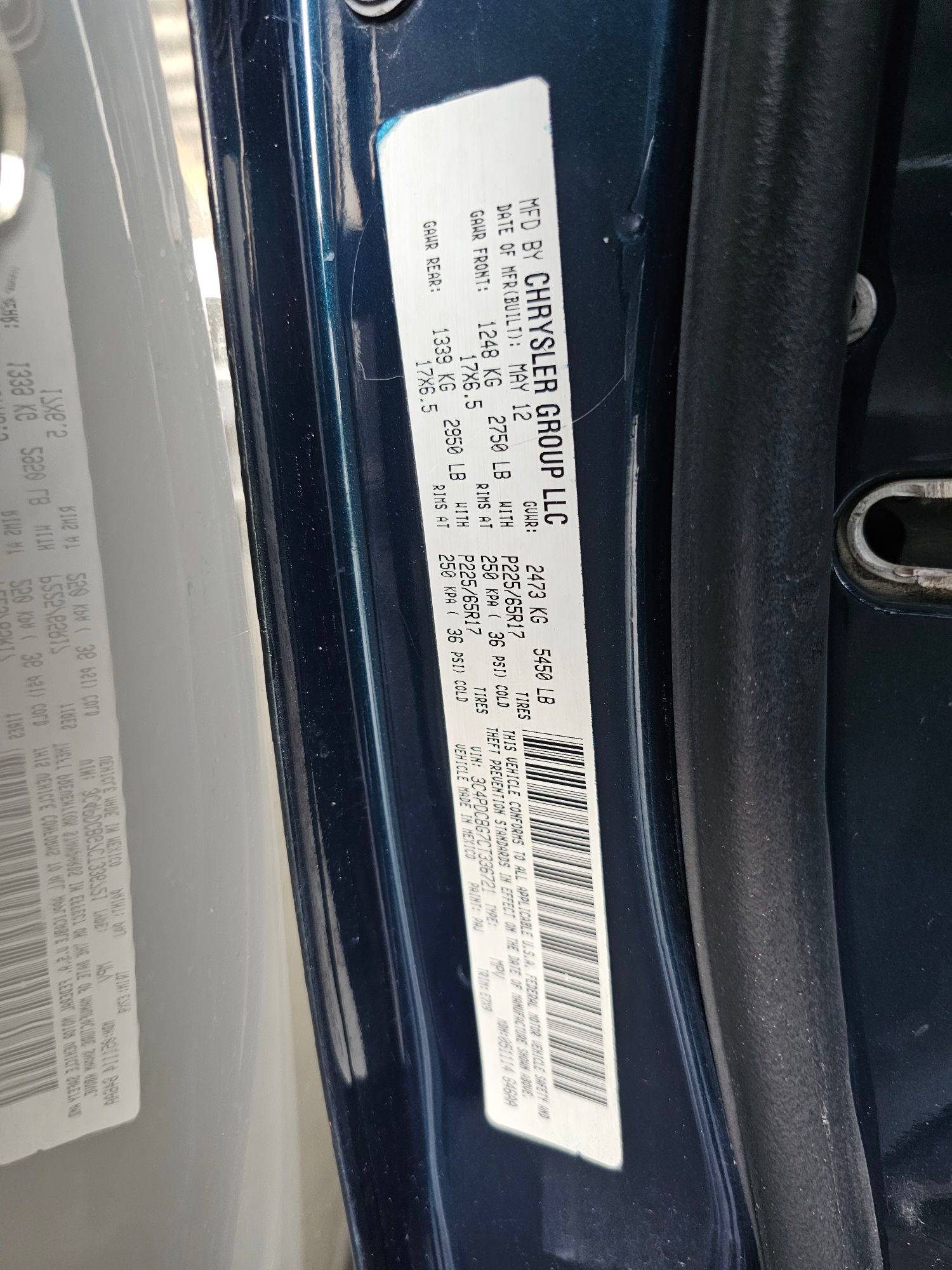 2015 DODGE JOURNEY — 142930 Miles — Lot B9FT547381 — Souq - Marhaba Auctions Used Cars - Image 9
