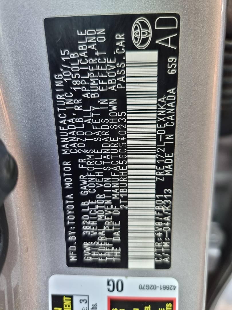 2016 TOYOTA COROLLA — 83642 Miles — Lot C540235 - Marhaba Auctions Used Cars - Image 7