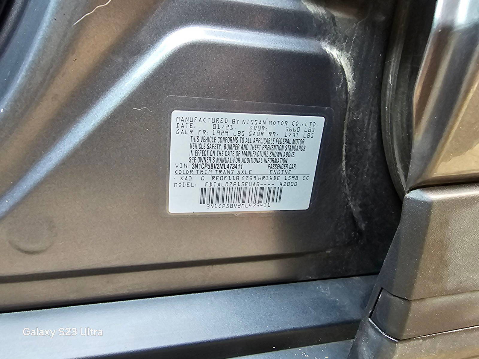 2021 NISSAN KICKS — 90291 Miles — Lot 69652295 — Main - Marhaba Auctions Used Cars - Image 9