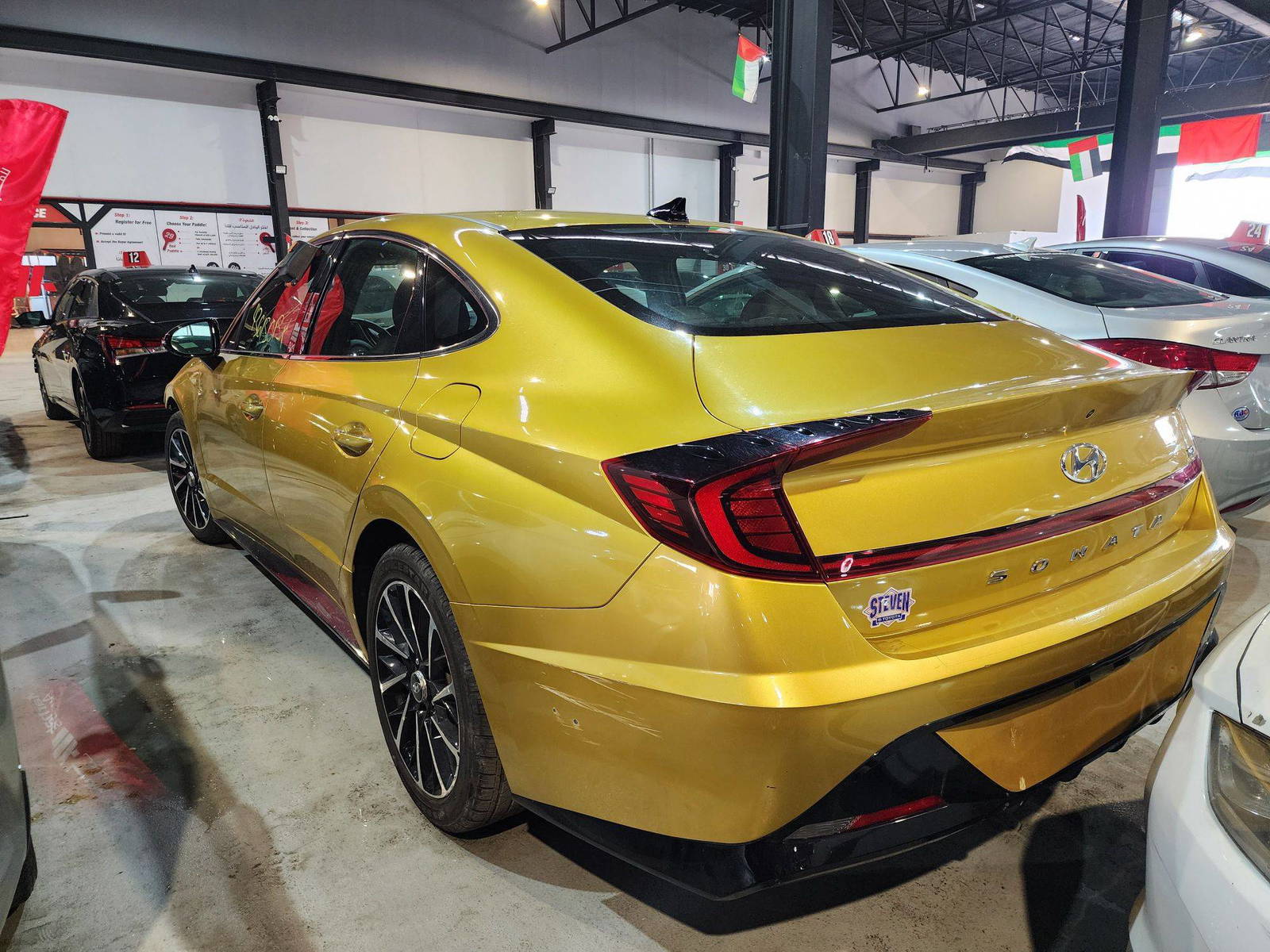 2020 HYUNDAI SONATA — 78869 Miles — Lot 009093 — Main - Marhaba Auctions Used Cars - Image 3