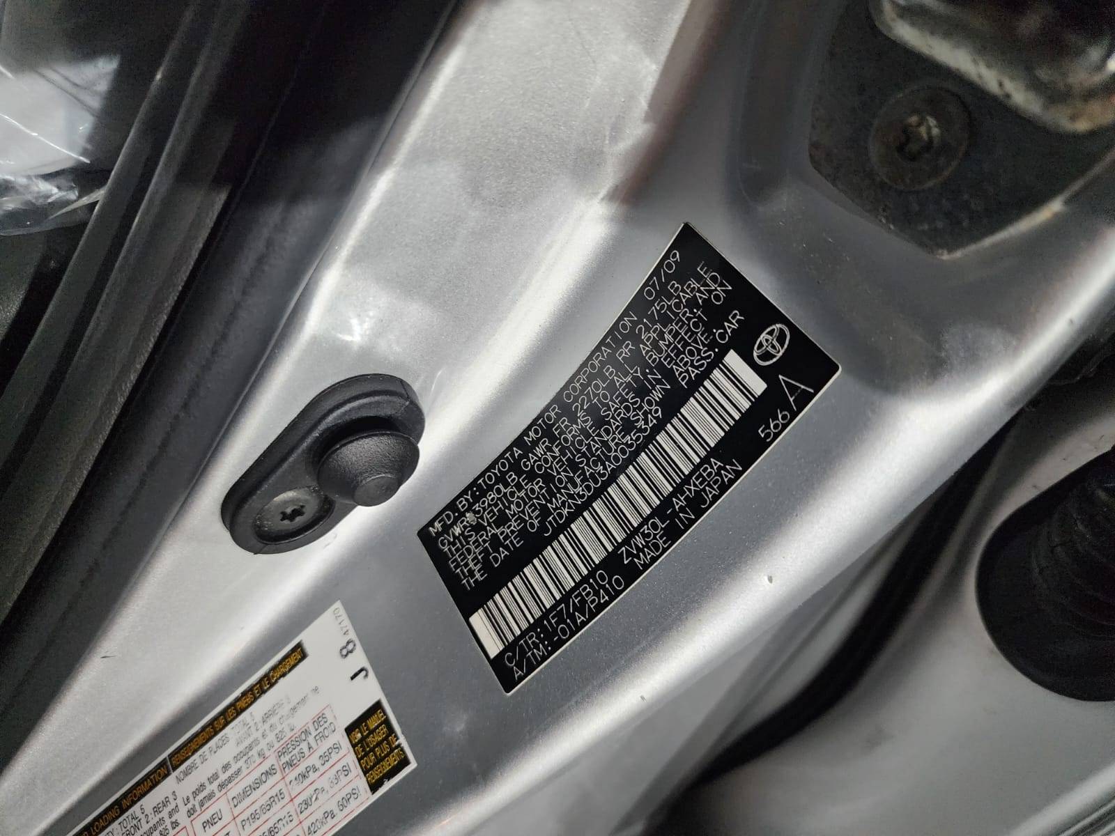 2010 TOYOTA PRIUS — 164762 Miles — Lot DU3A0035349 - Marhaba Auctions Used Cars - Image 11