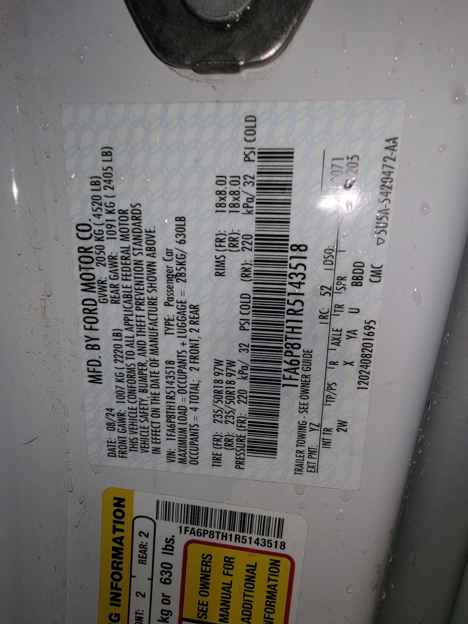 FORD MUSTANG 2024 - Marhaba Auction Used Cars - Image 8