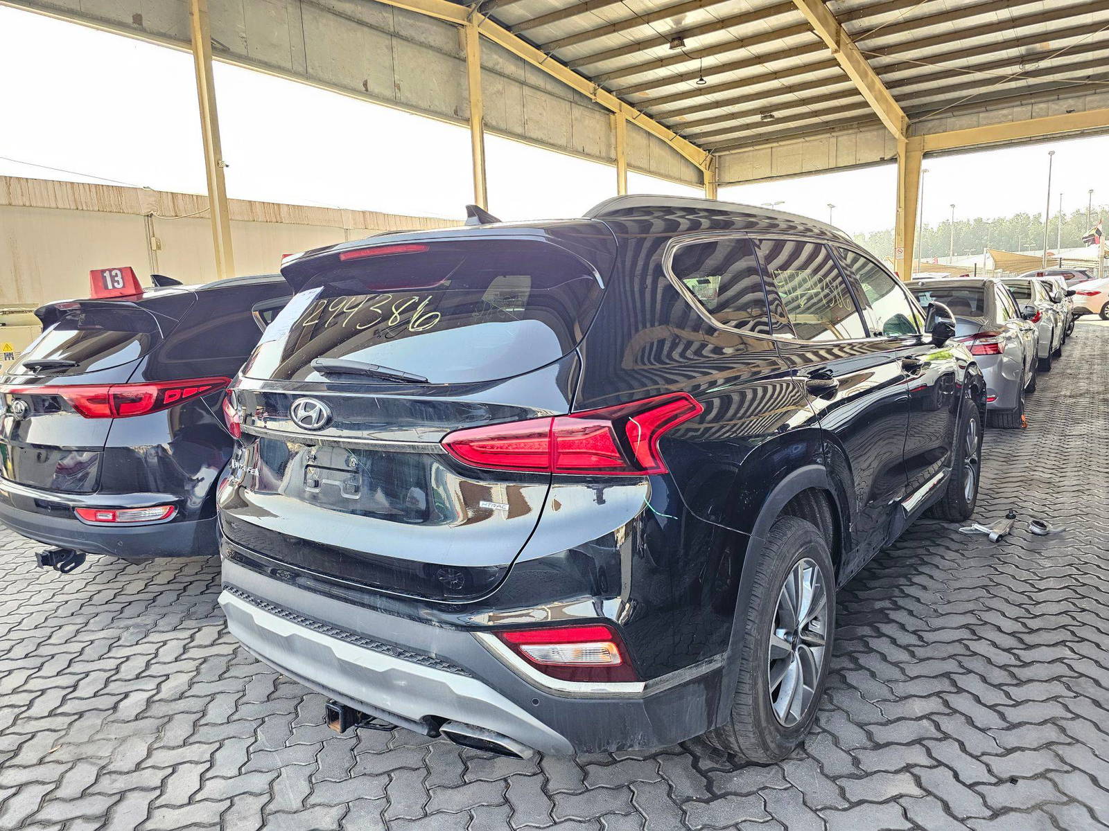 2019 HYUNDAI SANTA FE — 73327 Miles — Lot D5KH030630 — Souq - Marhaba Auctions Used Cars - Image 3