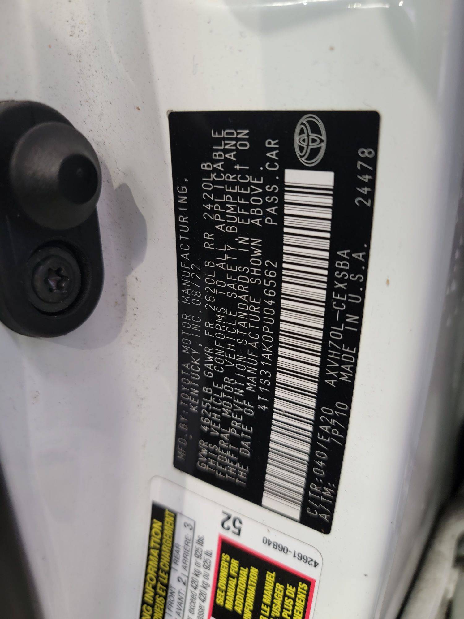 TOYOTA CAMRY 2023 - Marhaba Auction Used Cars - Image 10