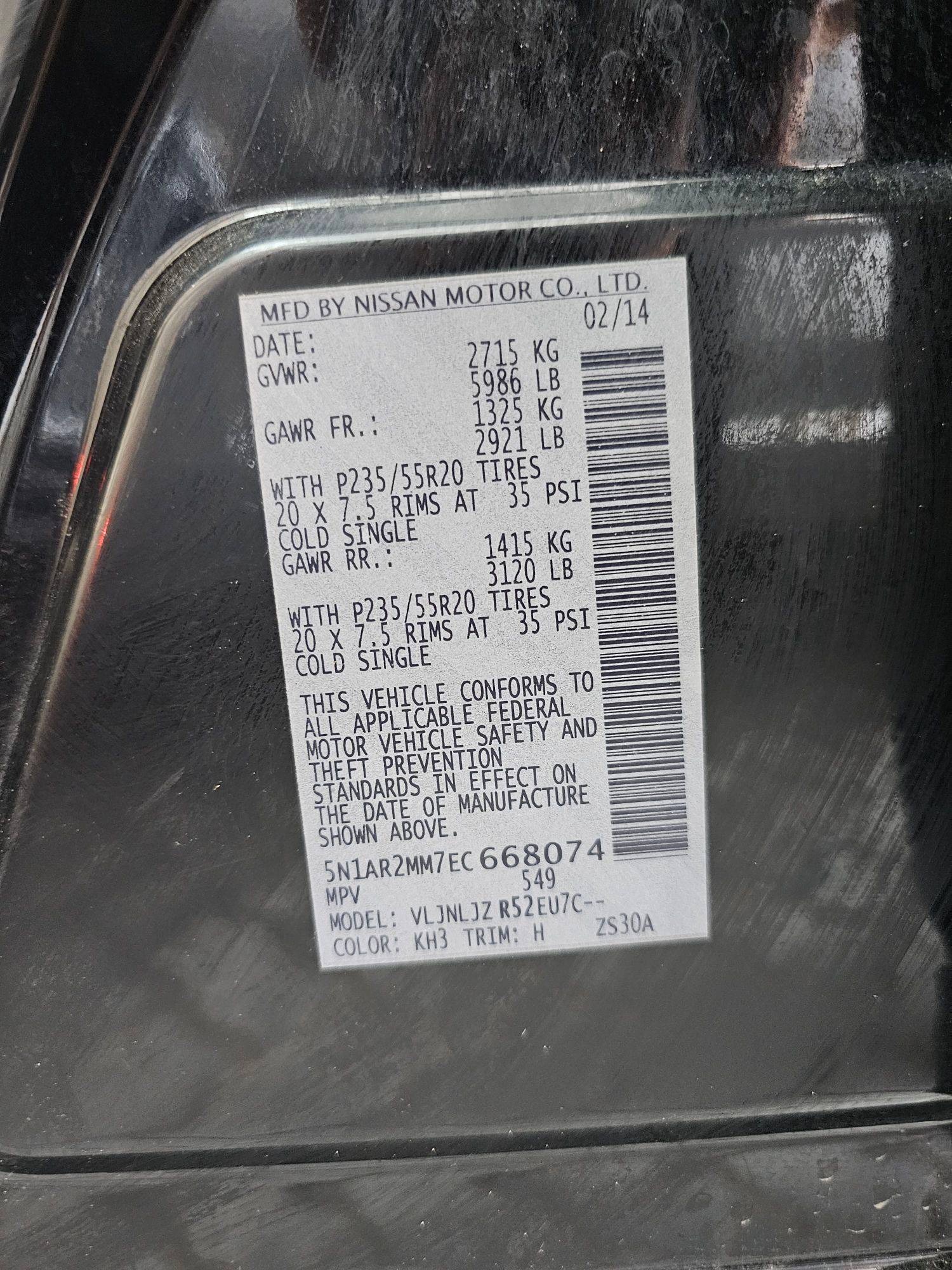 NISSAN PATHFINDER 2014 - Marhaba Auction Used Cars - Image 10