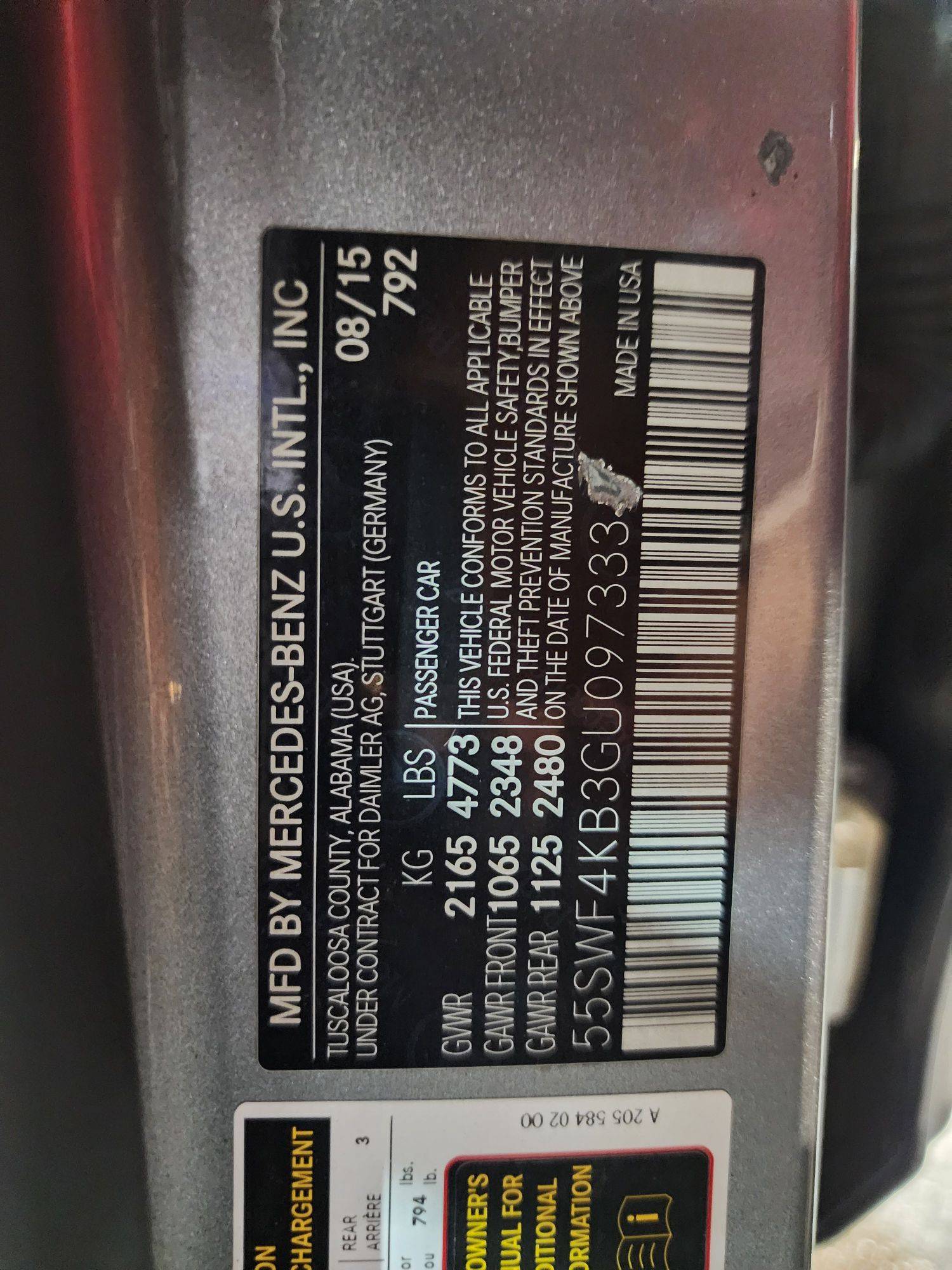 MERCEDES BENZ C300 2016 - Marhaba Auction Used Cars - Image 11