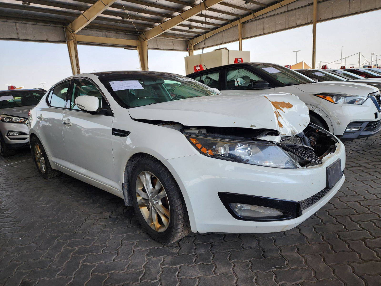 2013 KIA OPTIMA — 149532 Miles — Lot 17910 — Souq - Marhaba Auctions Used Cars - Image 4