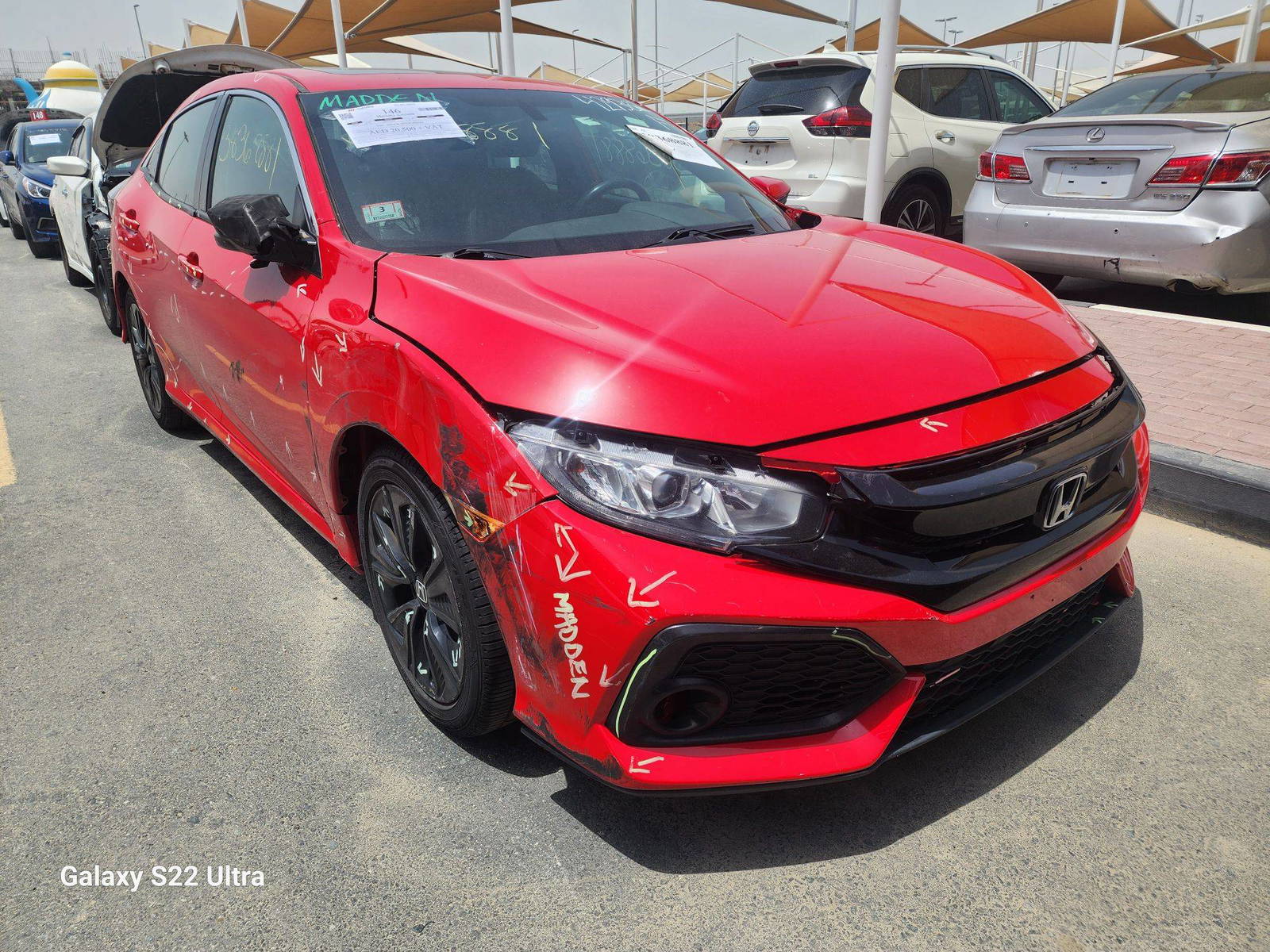 2018 HONDA CIVIC — 105202 Miles — Lot 38368881 - Marhaba Auctions Used Cars - Image 7
