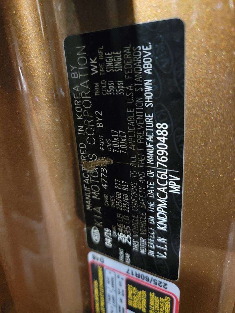 KIA SPORTAGE 2020 - Marhaba Auction Used Cars - Image 9