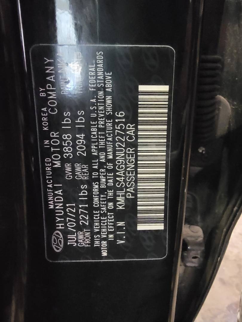 2022 HYUNDAI ELANTRA — 56290 Miles — Lot G9NU227516 — Main - Marhaba Auctions Used Cars - Image 9