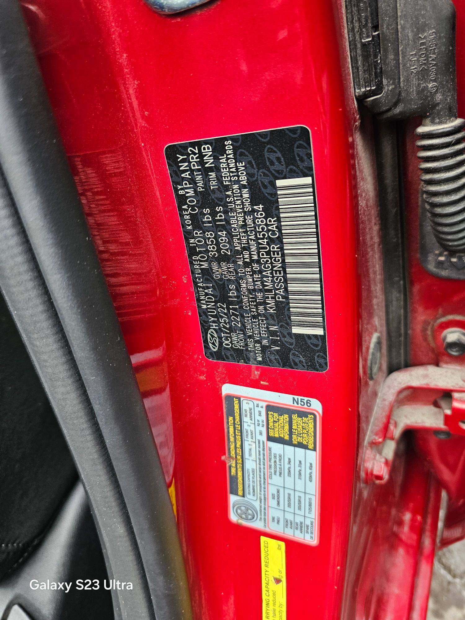 HYUNDAI ELANTRA 2023 - Marhaba Auction Used Cars - Image 10