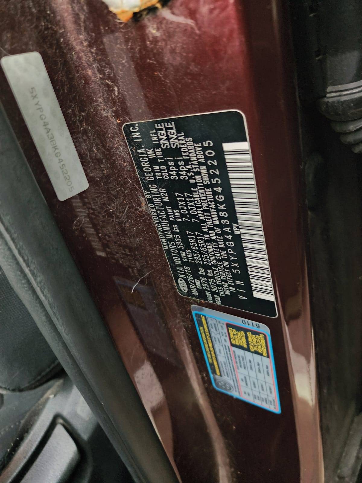 KIA SORENTO 2019 - Marhaba Auction Used Cars - Image 9