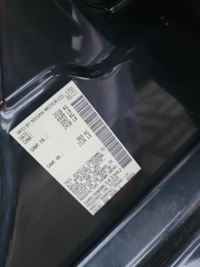 2021 NISSAN ALTIMA — 41002 Miles — Lot MN343982 — Main - Marhaba Auctions Used Cars - Image 9