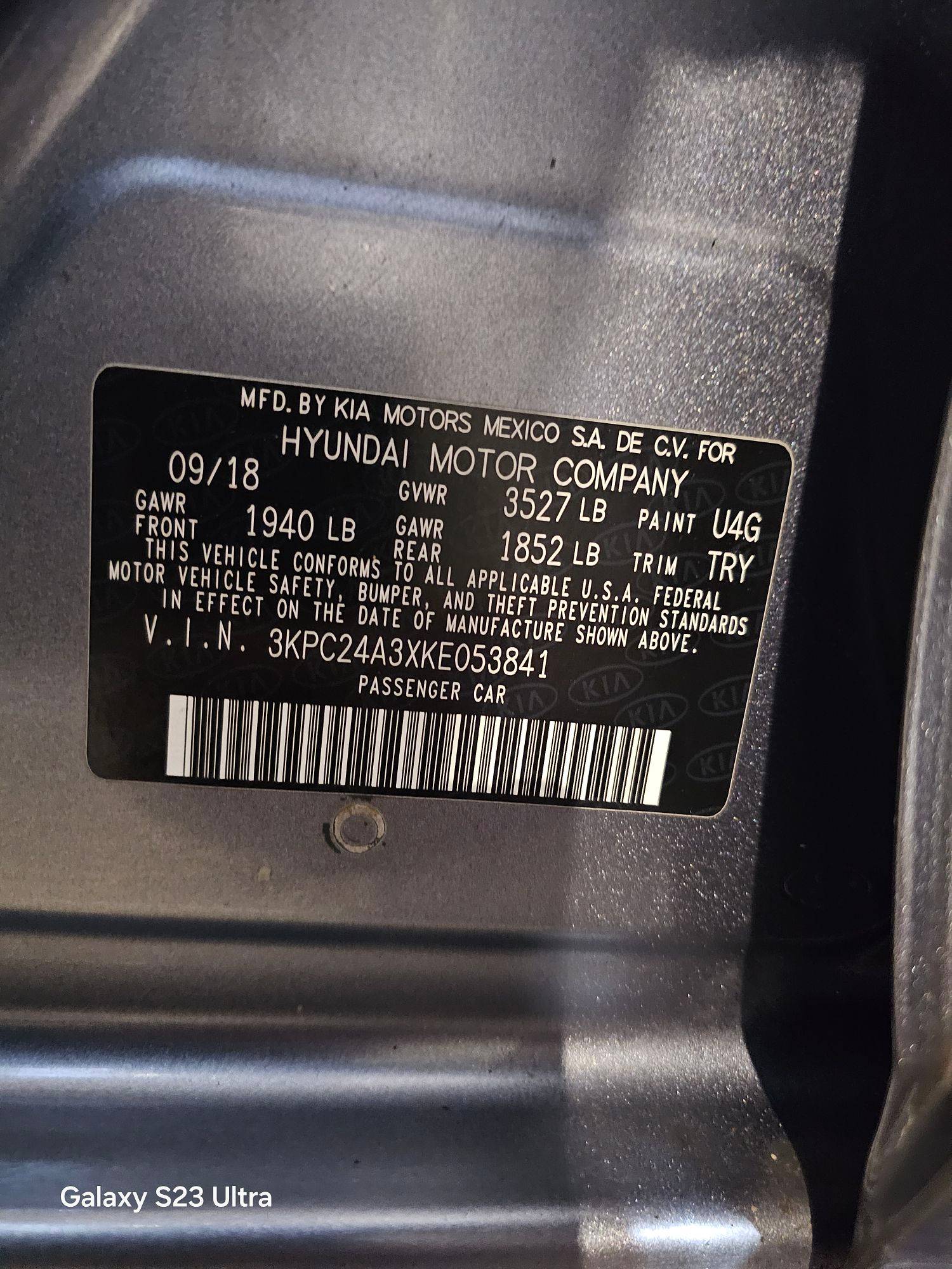 HYUNDAI ACCENT 2019 - Marhaba Auction Used Cars - Image 9