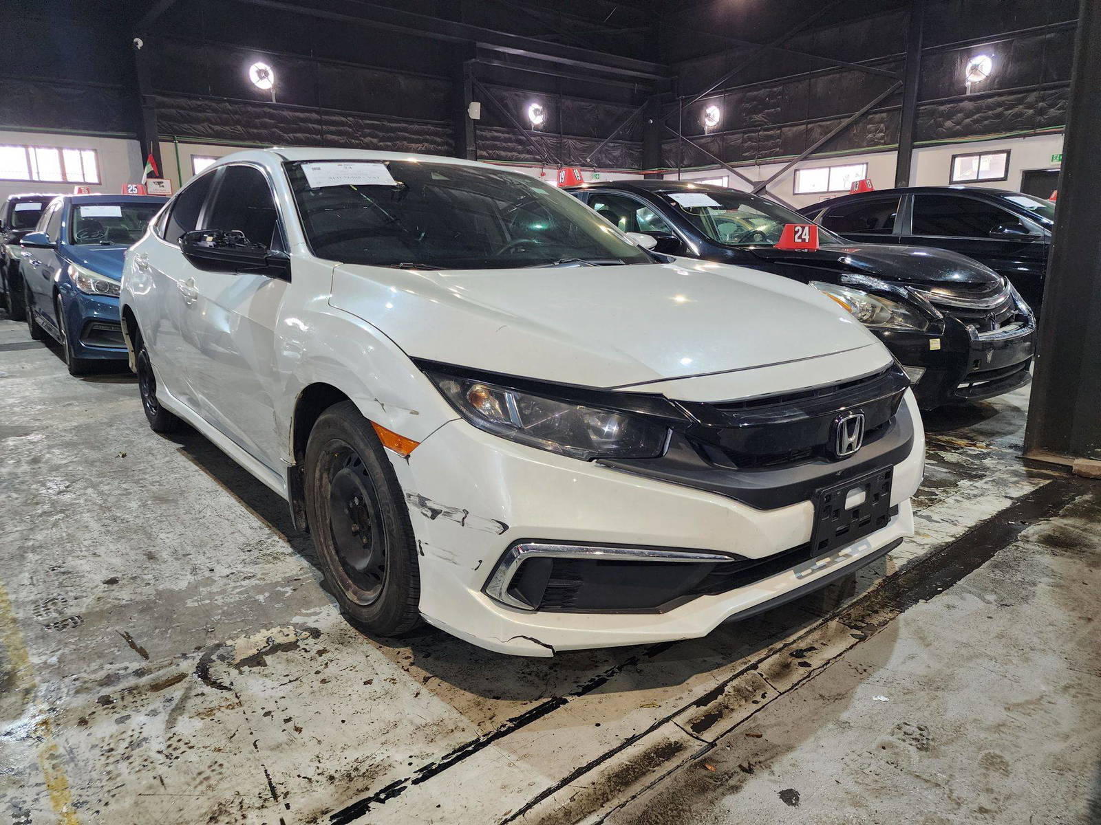 2020 HONDA CIVIC — 113318 KM — Lot 215487 — Al Quoz - Marhaba Auctions Used Cars - Image 3