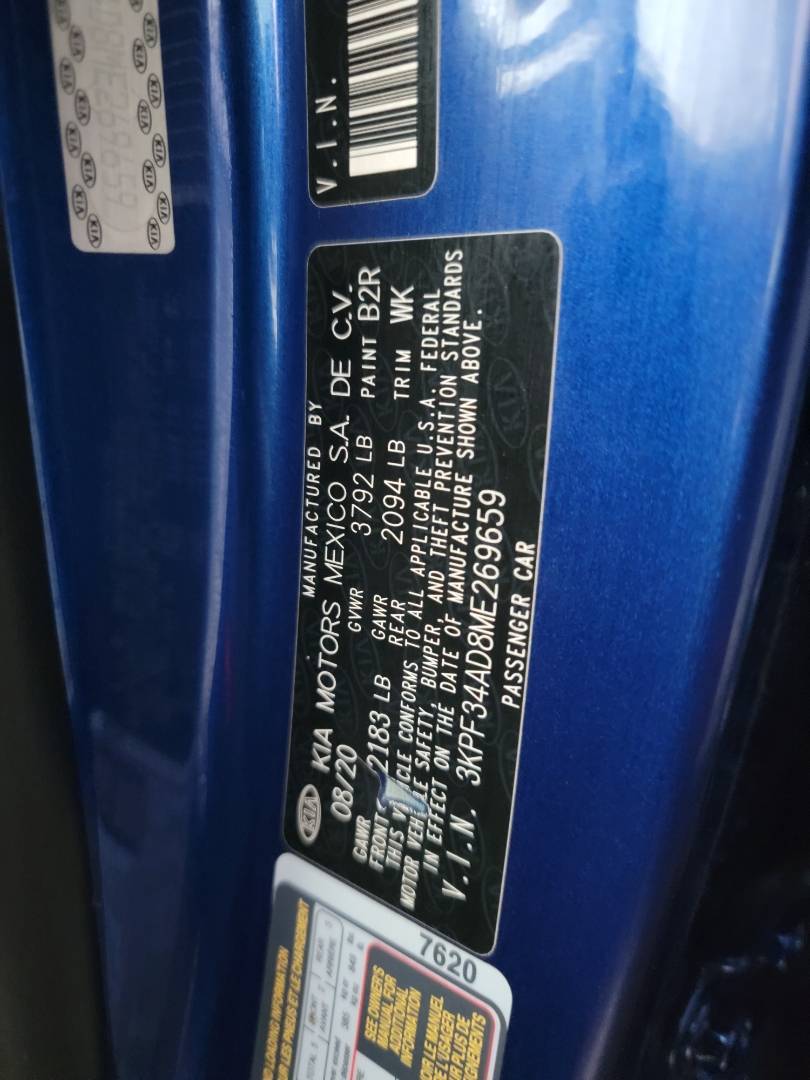 2021 KIA FORTE — 60141 Miles — Lot ME269659 — Main - Marhaba Auctions Used Cars - Image 9