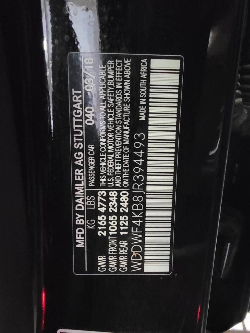 2018 MERCEDES BENZ C300 — 61420 Miles — Lot R394493 — Main - Marhaba Auctions Used Cars - Image 10