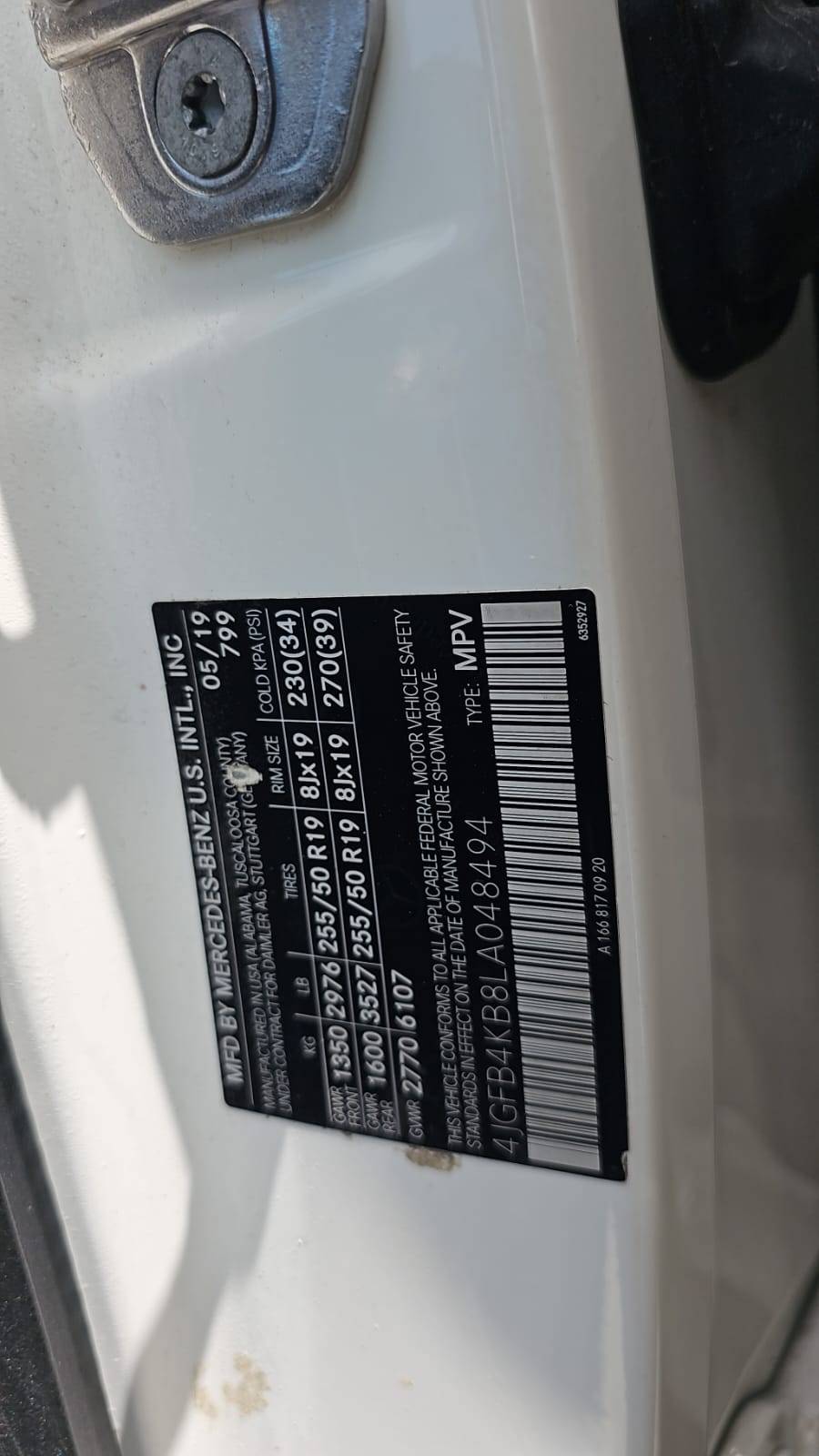 MERCEDES BENZ GLE 350 2020 - Marhaba Auction Used Cars - Image 3